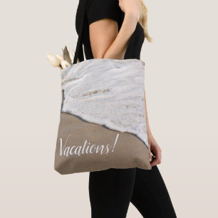 Sea shore tote bag