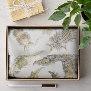 Sea Slugs, Snails by Ernst Haeckel, Vintage Animal Tissue Paper