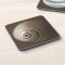 Sea Snail Nautilus Shell Square Coaster