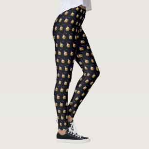 Sea Snail Shell Pattern Leggings
