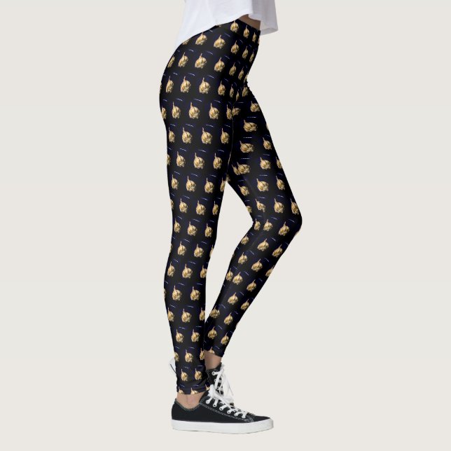 Sea Snail Shell Pattern Leggings (Right)