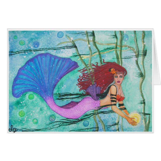 Sea Sphere Card (Front Horizontal)