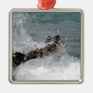 Sea Spray Metal Ornament
