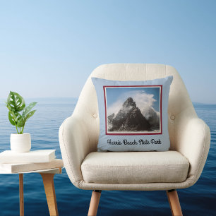 Sea Spray on Seastack at Harris Beach State Park Cushion