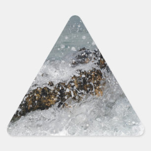 Sea Spray Triangle Sticker