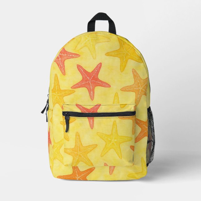 Sea Stars Beach Backpack (Front)