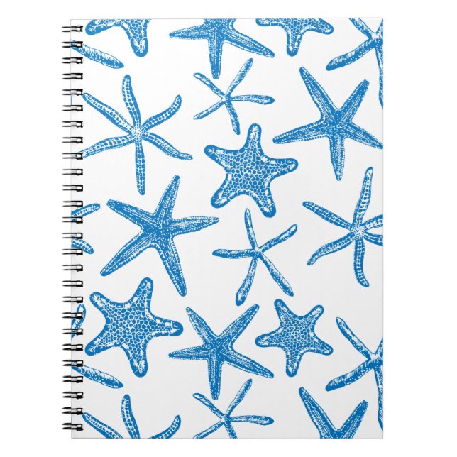 Sea stars in blue notebook (Front)