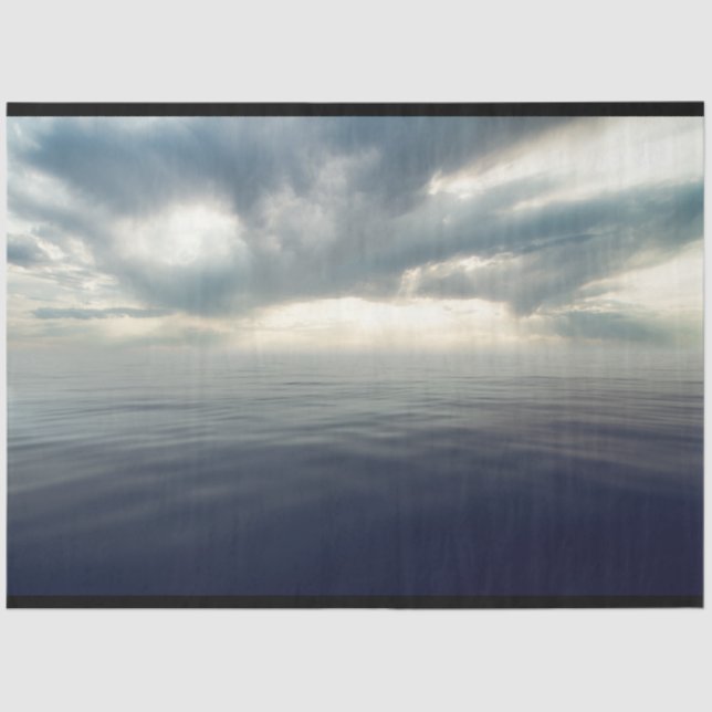 Sea Storm Sky Decoupage Tissue Paper (Front)