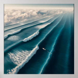  Sea - Stunning Ocean Waves and Surf Adventure Poster