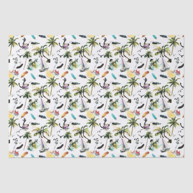 Sea summer Tissue Paper (Front)