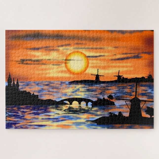 Sea Sunrise Jigsaw Puzzle (Horizontal)