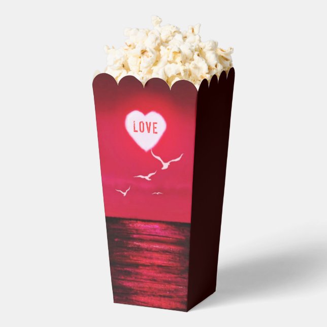Sea Sunset Popcorn Boxes (Popped)