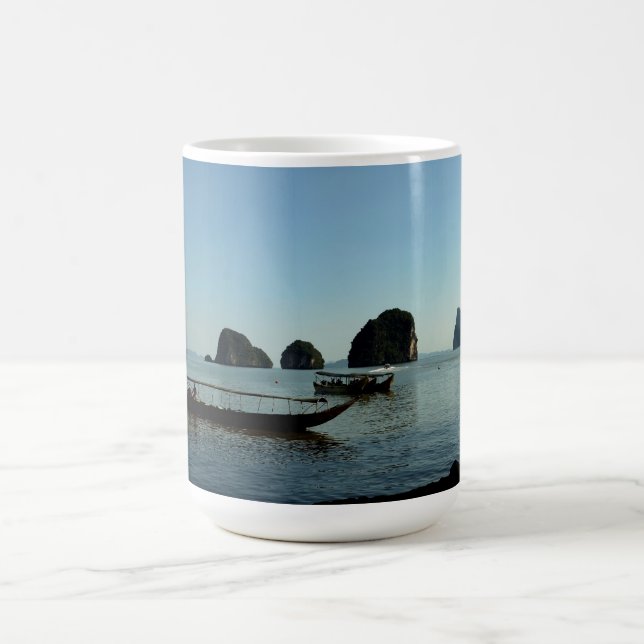 Sea sunset travel coffee mug (Center)