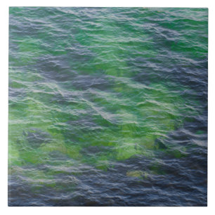 Sea surface pattern ceramic tile