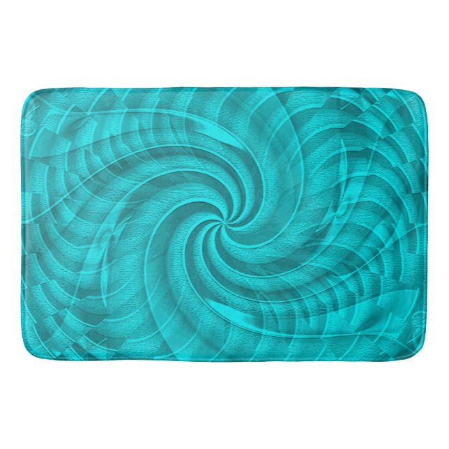 Sea Swirling..... Bath Mat (Front)