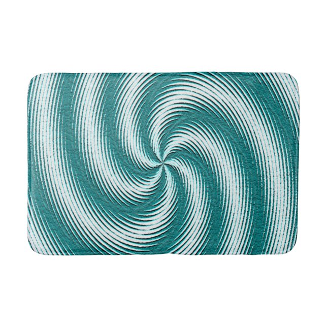 Sea  Swirls.... Bath Mat (Front)