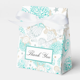 Sea The Love Beach Wedding Flat Favour Box