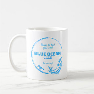 Sea Theme Blue Coffee Cup