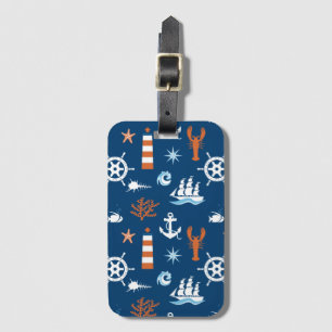 Sea Theme Pattern 1 Luggage Tag