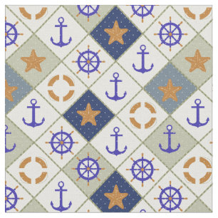 Sea Theme Pattern 2 Fabric