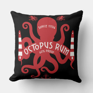 Sea Themed And Fantasy Octopus Nautical Mug Ser Cushion