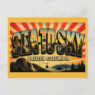 Sea-to-Sky Highway BC Scenic Drive Postcard