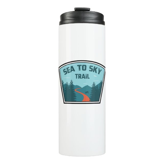 Sea To Sky Trail British Columbia Thermal Tumbler (Front)