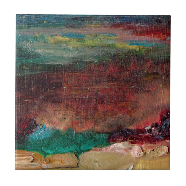 Sea Treasure Ceramic Tile (Front)