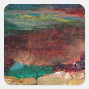 Sea Treasure Square Sticker