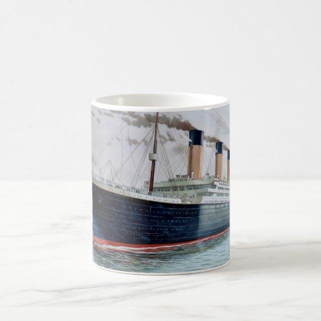 Sea Trials of RMS Titanic Coffee Mug (Center)