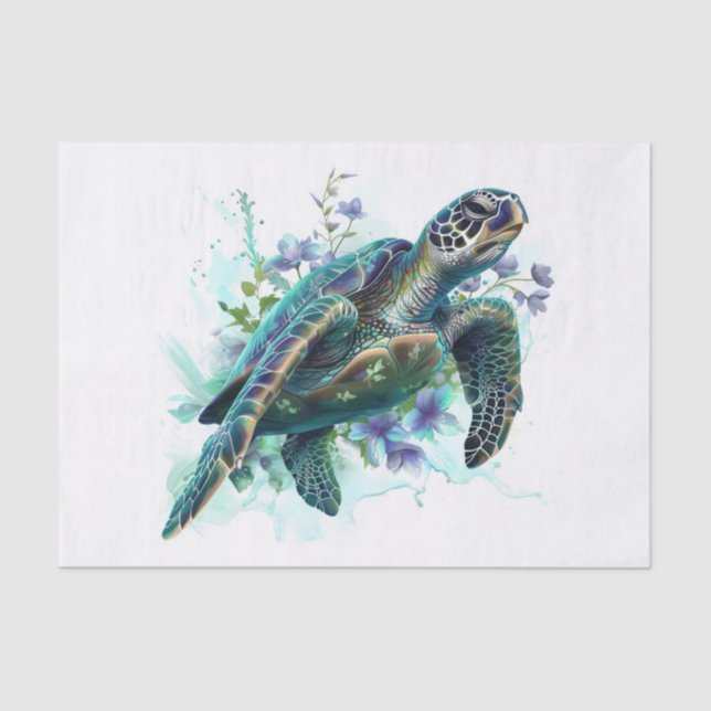 Sea Turtle12 Tissue Paper (Front)