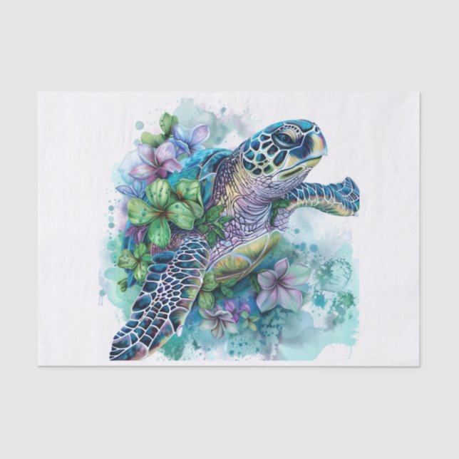 Sea Turtle3 Tissue Paper (Front)
