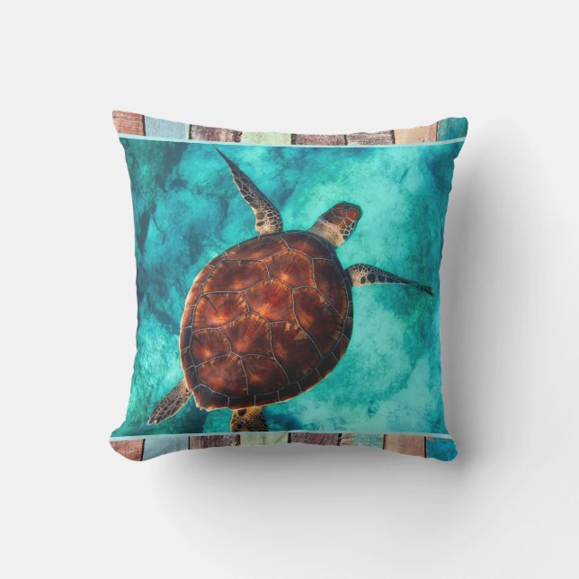 Sea Turtle Adventure Cushion (Front)
