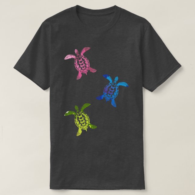 Sea Turtle Aquarium Animal Gift Turtle T-Shirt (Design Front)