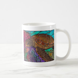 Sea Turtle Art...awesome stained glass style! Coffee Mug