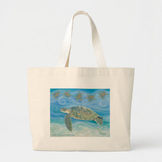 Sea Turtle Artwork Tote Bag