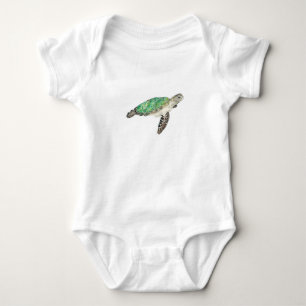 Sea Turtle Baby Bodysuit