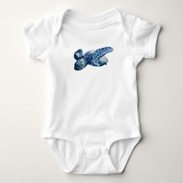 Sea Turtle Baby Bodysuit (Front)
