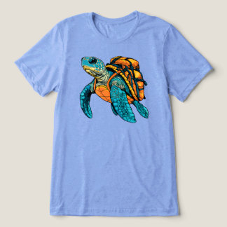 Sea Turtle Backpacker Tri-Blend Shirt
