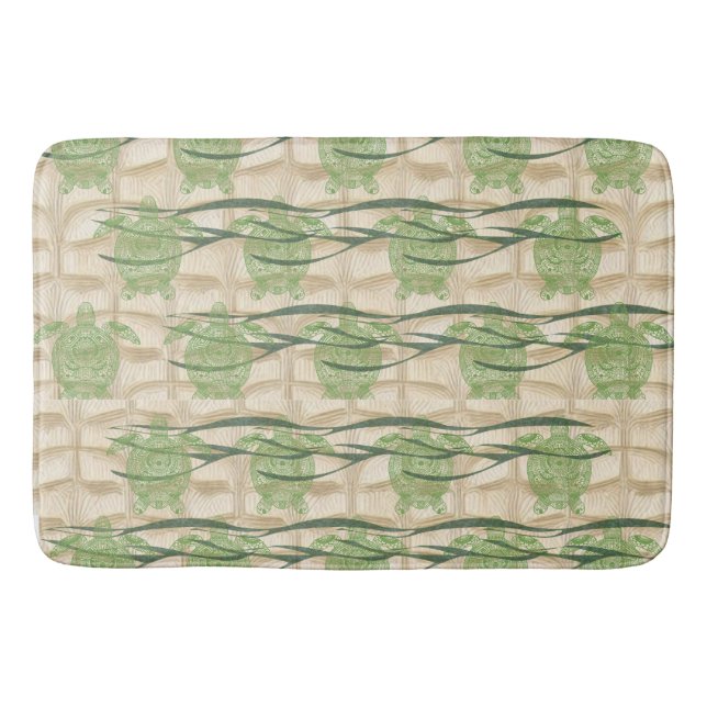 Sea Turtle Bath Mat (Front)