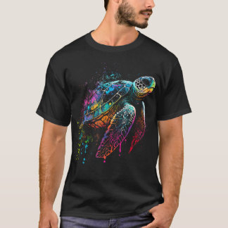 Sea Turtle Beach Lover Ocean Animal Graphic Novelt T-Shirt