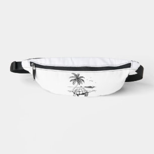 Sea Turtle Beach Sea Palm Turquoise Bum Bags