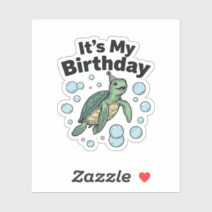 Sea Turtle Birthday Shirt Design_1