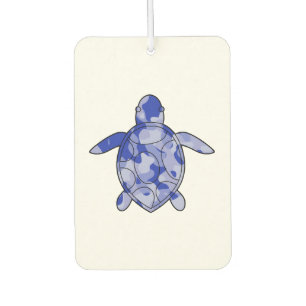 Sea Turtle blue camo Car Air Freshener