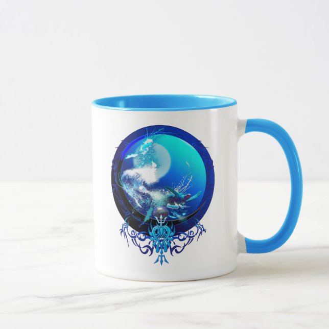 SEA TURTLE BLUE MOON RACE MUG (Right)