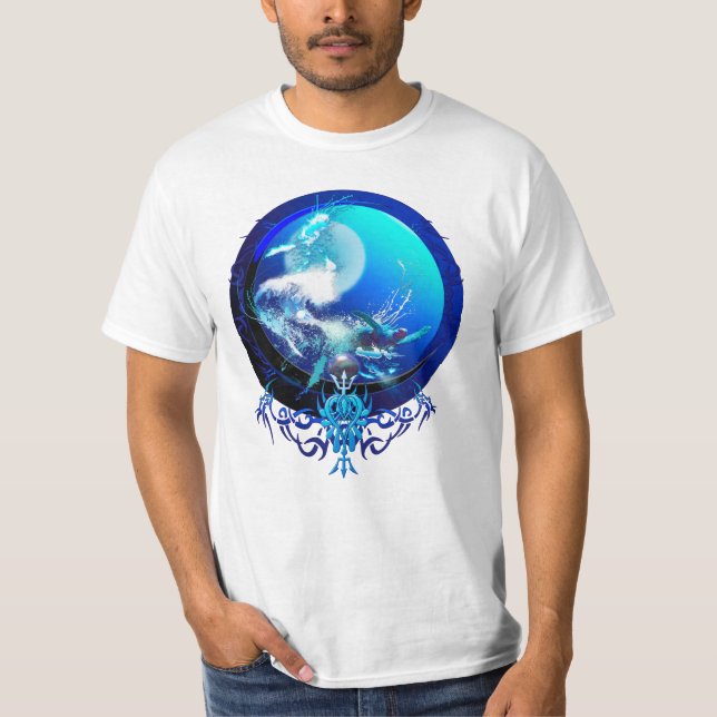 SEA TURTLE BLUE MOON RACE SWEATSHIRT T-Shirt (Front)