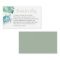 Sea Turtle Book For Baby Invitation Enclosure Card