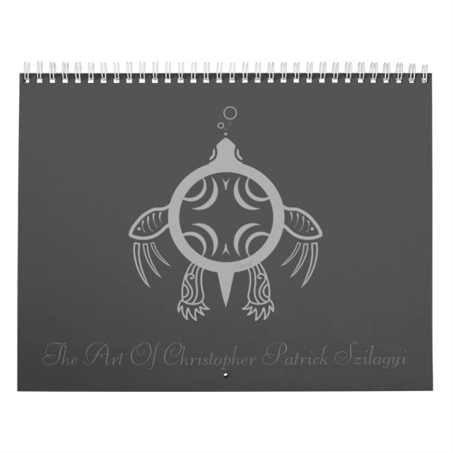 Sea Turtle Bubbles Calendar (Cover)