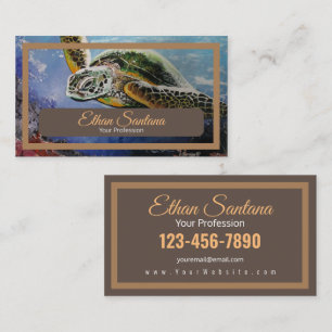 Sea Turtle Business Card