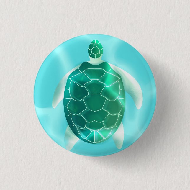 Sea Turtle button (Front)